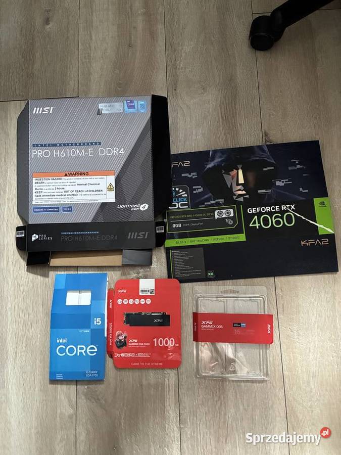 Komputer gamingowy RTX 4060 32GB RAM OKAZJA wielkopolskie Chrzan