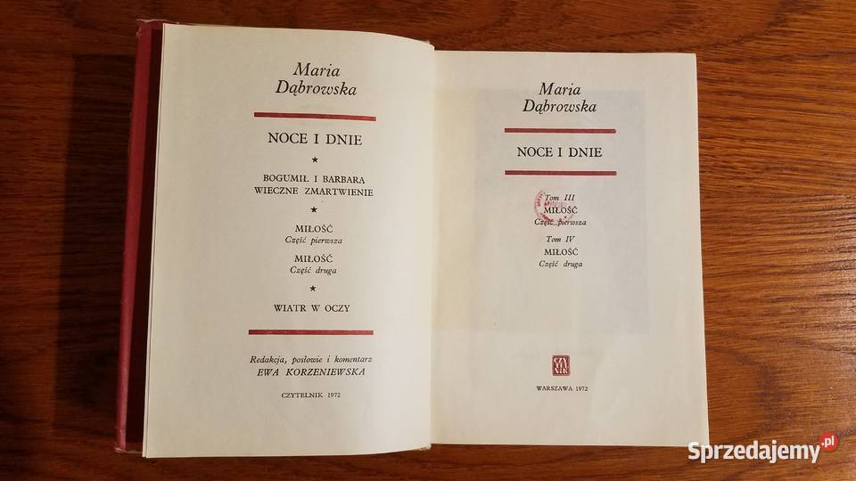 Książka Noce i dnie 15 tomów Maria Dąbrowska