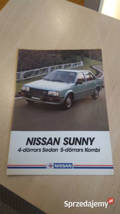 Nissan Sunny prospekt 1984