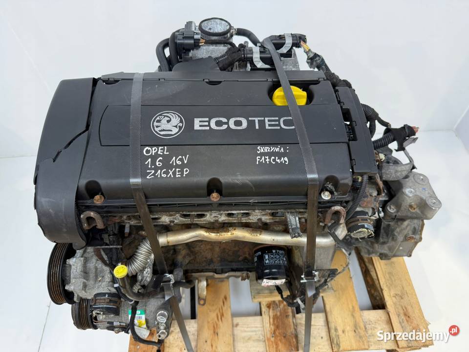 SILNIK Z16XEP Opel Astra II G H Meriva A Vectra Silniki i osprzęt Chełm