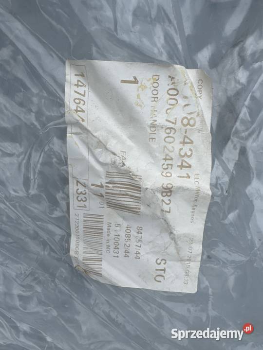 KLAMKA DRZWI MERCEDES VITO A00076024599B27 Dębica