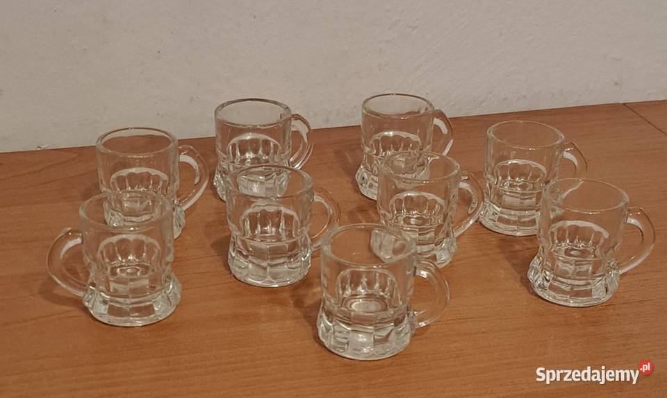 kieliszki kufelki szklane na wódkę likier Warszawa