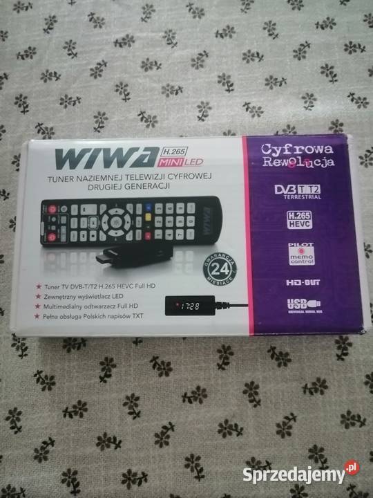 TUNER NAZIEMNEJ TV DVBTT2 HEVC FUL HD CYFROWEJ mazowieckie
