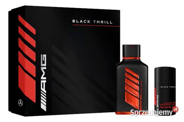 MERCEDES meski zestaw prezent AMG BLACK THRILL Ruda Śląska