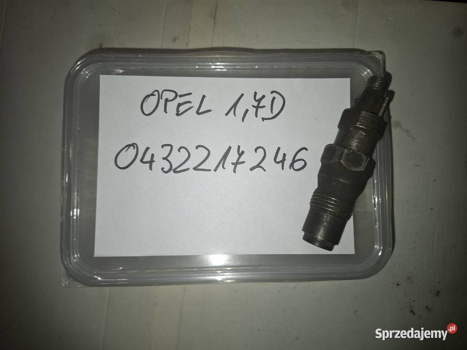 OPEL ASTRA CORSA KADETT 17 D wtrysk wtryskiwacz osobowe
