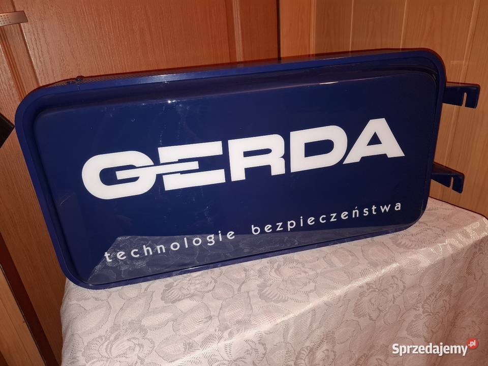 Kaseton Świetlny Reklamowy GERDA Vintage Retro Sochaczew