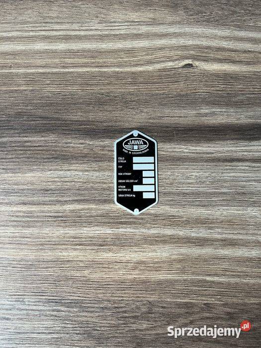 NOWA CZESKA TABLICZKA ZNAMIONOWA JAWA 50 JAWKA sprzedam