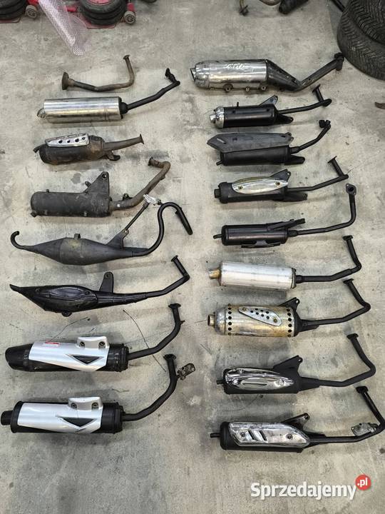 Tłumiki wydechy do skuterów 4T 2T Plecka Dąbrowa