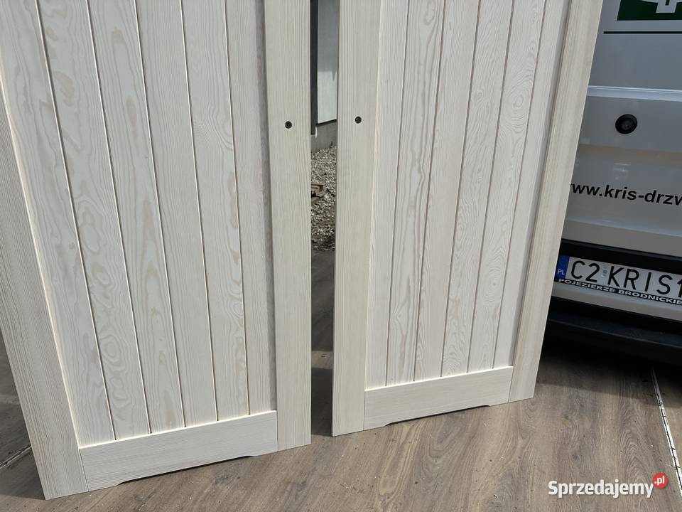 Drzwi wewnętrzne lite drewniane ŁUGOWANE I Tczew