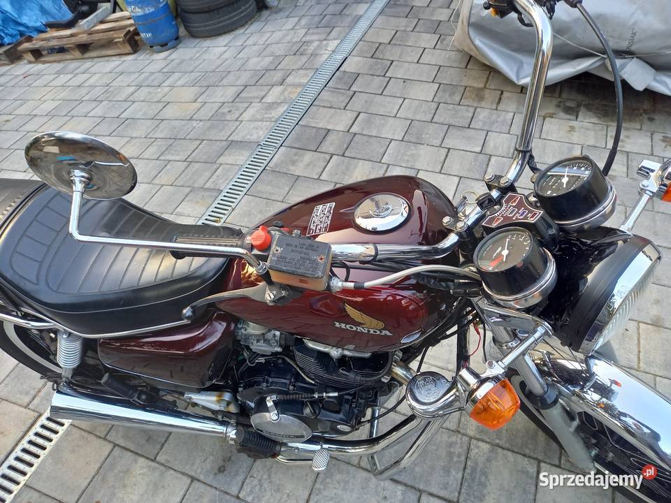 Honda 400 klasyk super stan do uzgodnienia 40000km Motocykle, skutery, quady wielkopolskie Konin