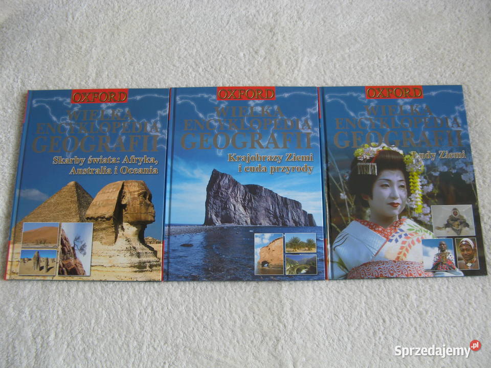 Oxford Wielka Encyklopedia Geografii komplet 16 wielkopolskie Poznań