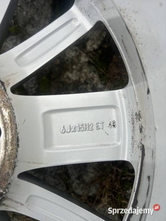 Alufelgi Volkswagen golf 7 ET 43 15 Konin sprzedam