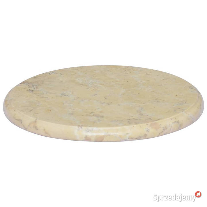 Blat do stołu kremowy 40 x 25 marmur WM149189 Warszawa