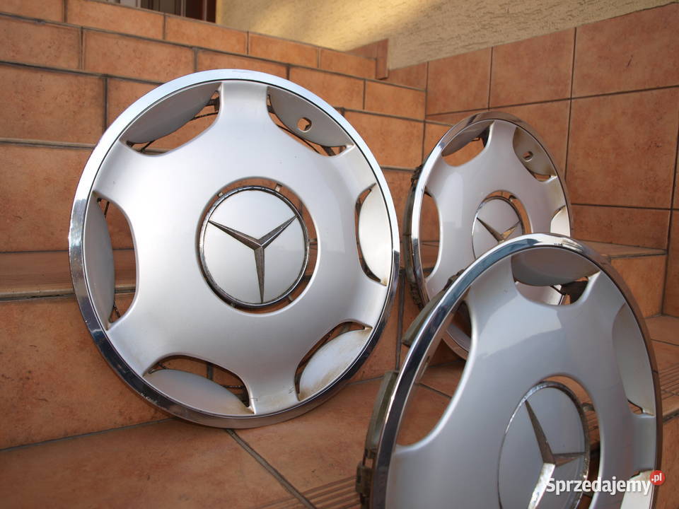 Mercedes kołpaki 15 chrom oryginalne komplet 4 Kalisz