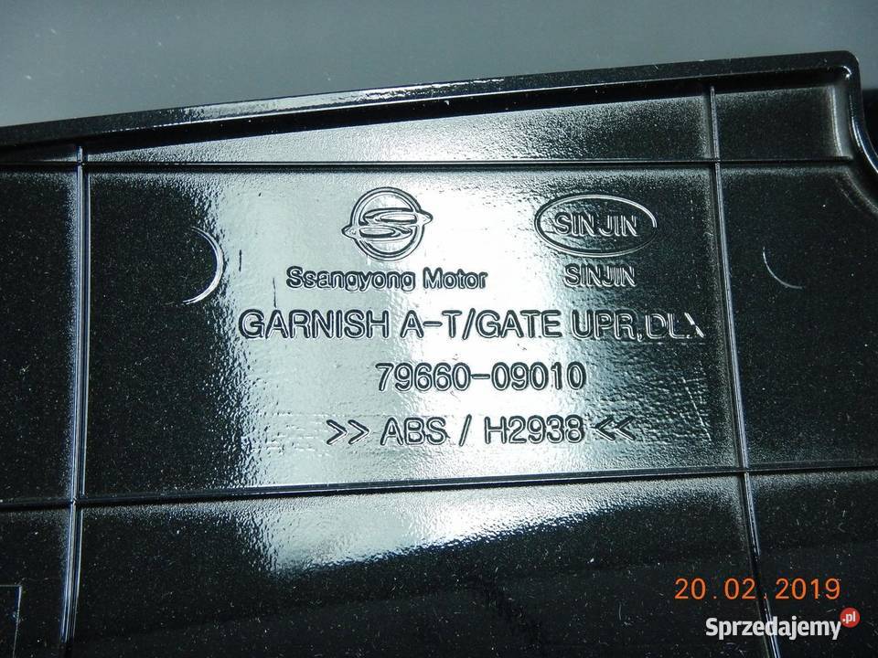 SPOILER LOTKA TYŁ SSANGYONG KAIRON