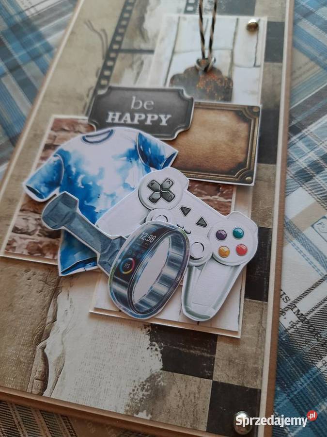 Kartka personalizowana handmade na urodziny Dęblin