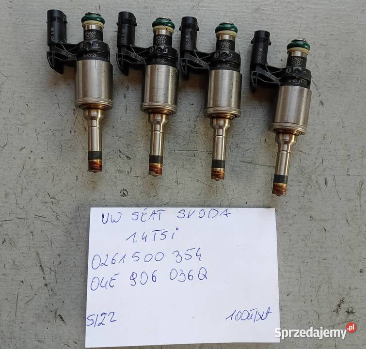 Sprawdzony wtryskiwacz 14 TSI 0261500354