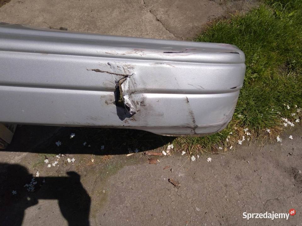 Zderzak przedni przód Hyundai Pony 1991 srebrny