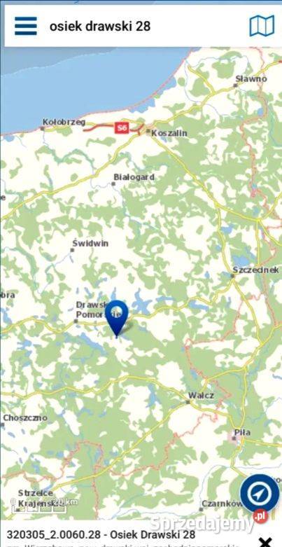 Działka budowlana z dostępnem do drogi RATY Osiek Drawski