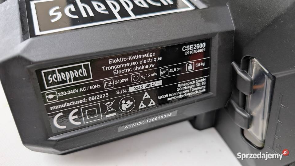 Piła elektryczna Scheppach CSE2600 2400 W Jadowniki