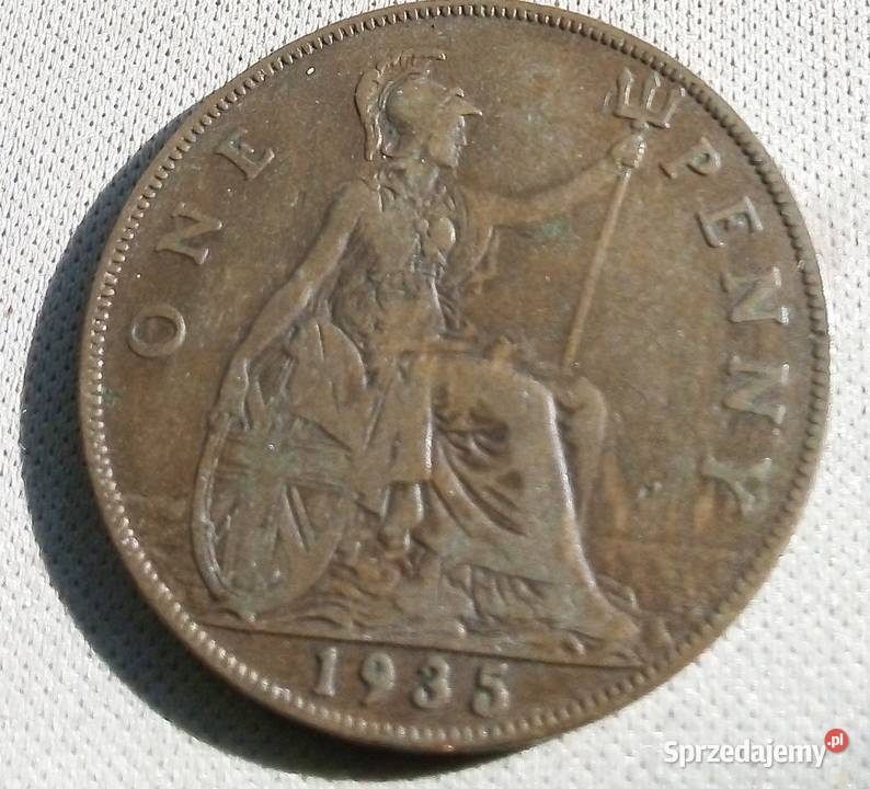 WIELKA BRYTANIAONE PENNY1935 r