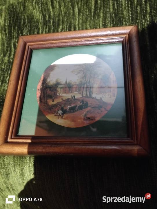 Zabytkowe grafiki zestaw dwóch oprawionych Lubin sprzedam
