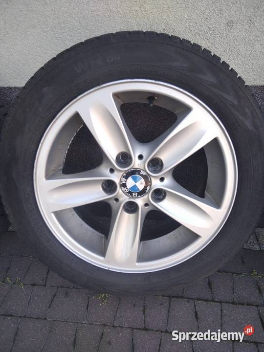 Felgi aluminiowe 16 BMW z oponami zimowymi Samochodowe mazowieckie Sokołów Podlaski