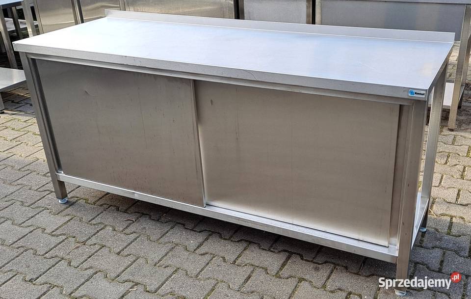 STÓŁ GASTRO Z SZAFKĄ DRZWI SUWANE 2006085 M1175N wielkopolskie