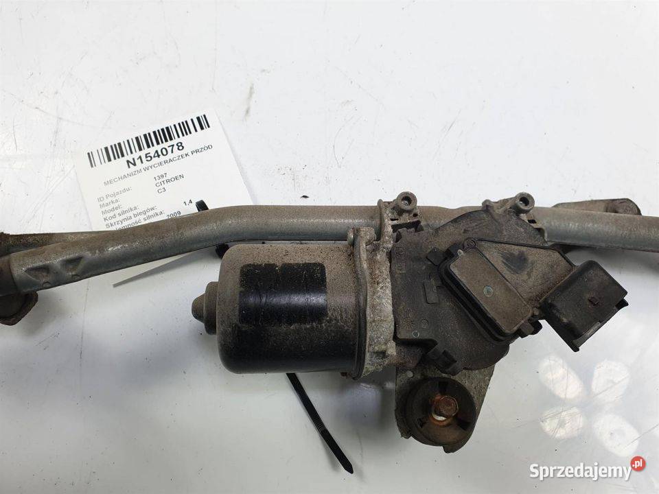 MECHANIZM WYCIERACZEK PRZÓD CITROEN C3 kujawsko-pomorskie sprzedam