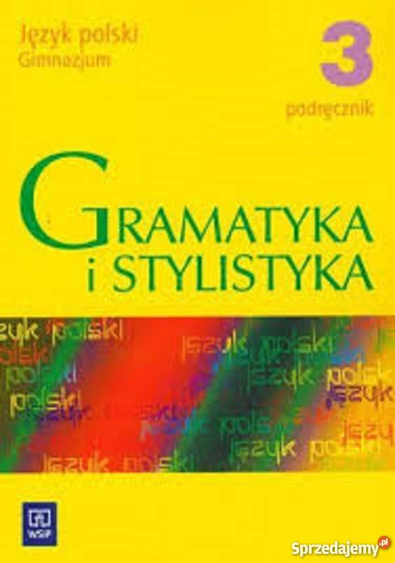 Język polski gramatyka i stylistyka Gdynia - Sprzedajemy.pl