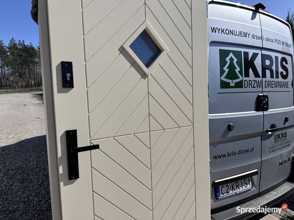 Drzwi zewnętrzne drewniane NA WYMIAR NIETYPOWE Drzwi zewnętrzne Busko-Zdrój