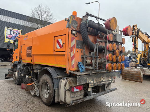 Drogowa Zamiatarka ulic Man Eur 6 Śmieciarki Warszawa