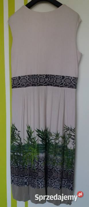 SM3840 Kolorowa suknia produkt polski Gliwice