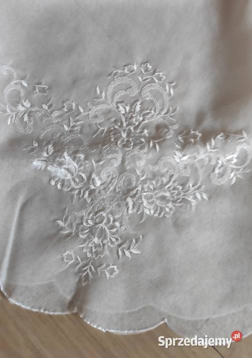 Obrus biały elegancki pomorskie Gdańsk