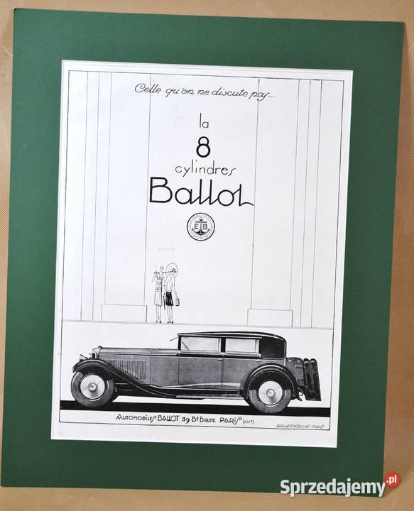 Reklamy art deco z lat 30tych passepartout 3344 Warszawa sprzedam