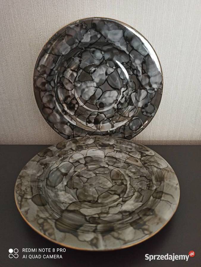 Spodki talerzyki porcelana Włocławek Porcelana i szkło Warpechy Stare