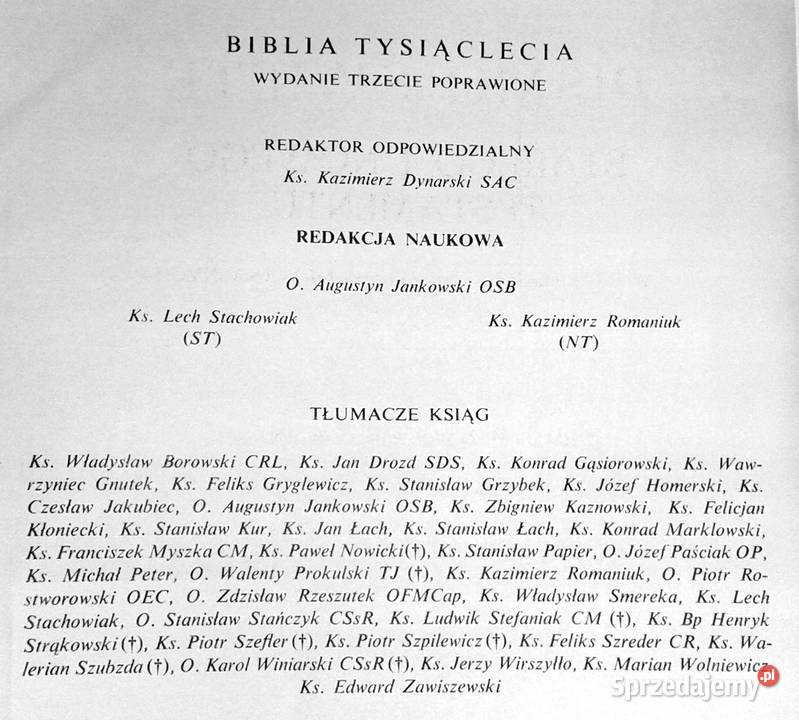 Pismo święte Starego i Nowego Testamentu lubelskie