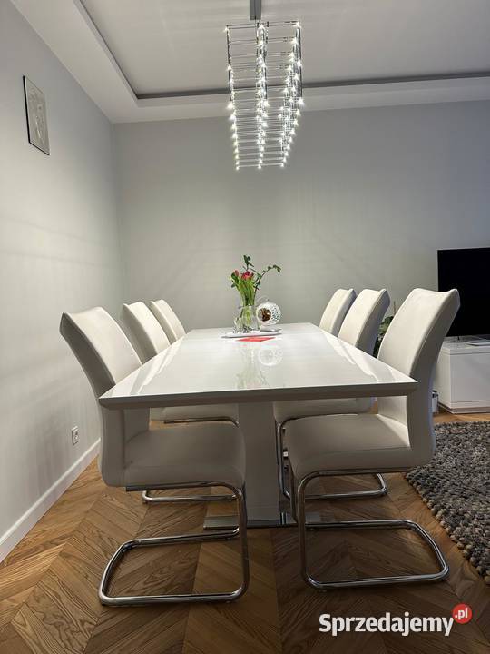 6 krzeseł z ekoskóry Warszawa