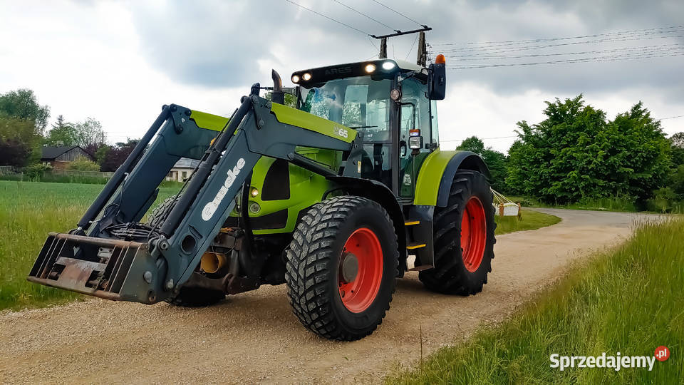 Ciągnik rolniczy Claas Ares 697 ATZ ładowacz Piotrków Trybunalski sprzedam