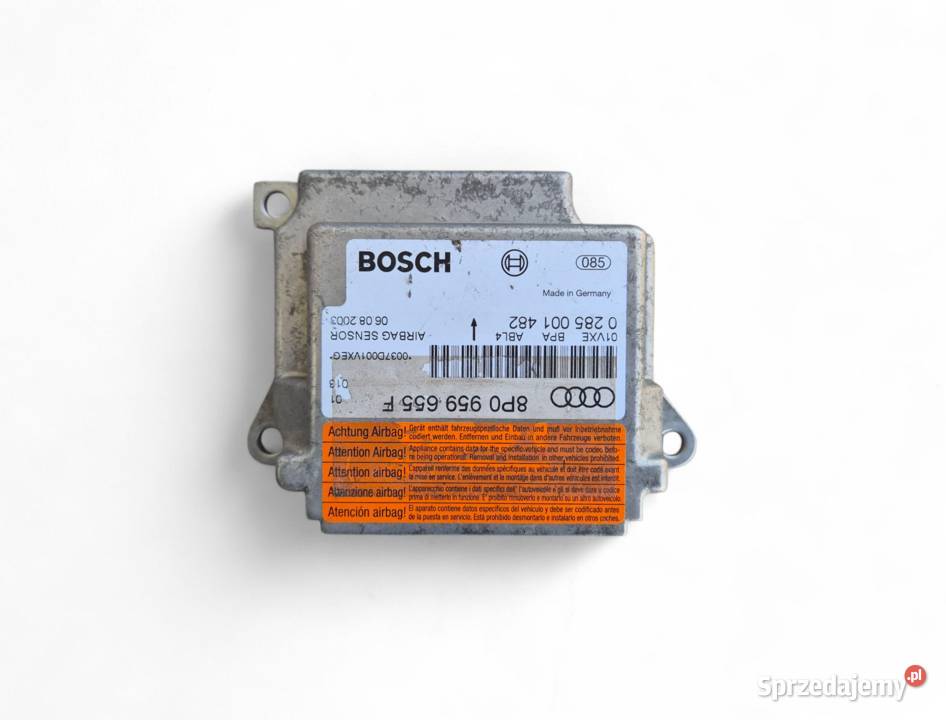 MODUŁ SENSOR AIRBAG PODUSZEK POWIETRZNYCH AUDI Działoszyce