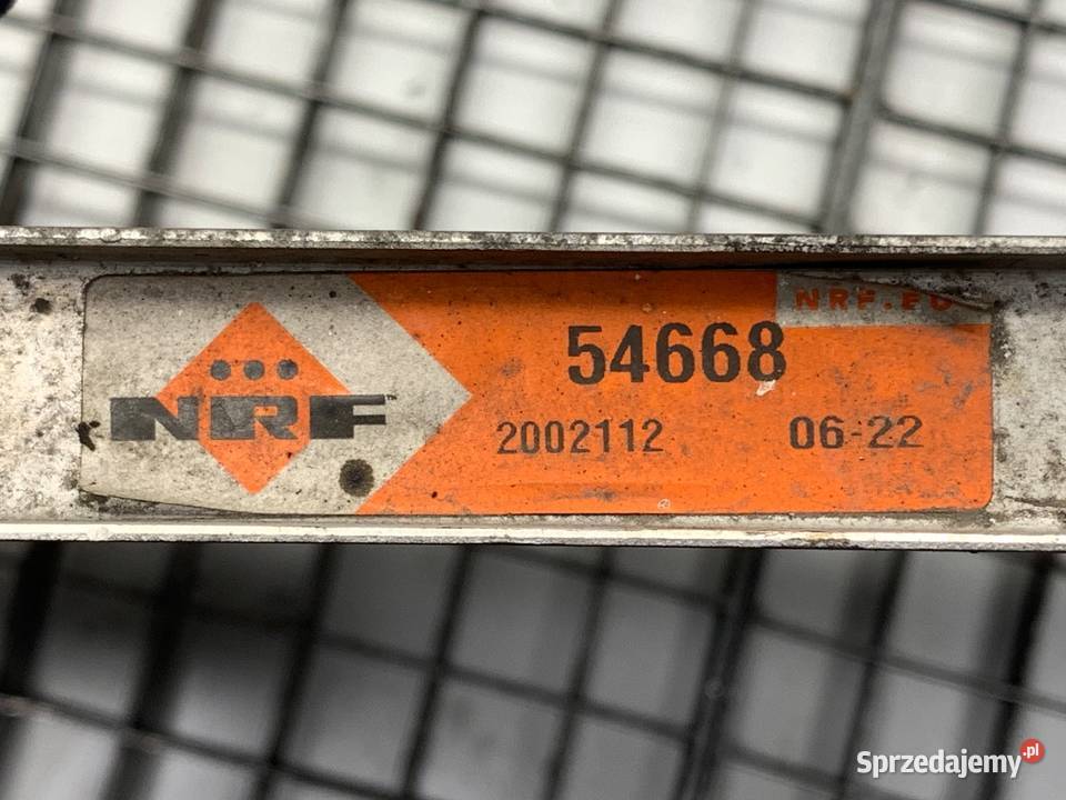 CHŁODNICA WODY OPEL ZAFIRA A 18 125 9905