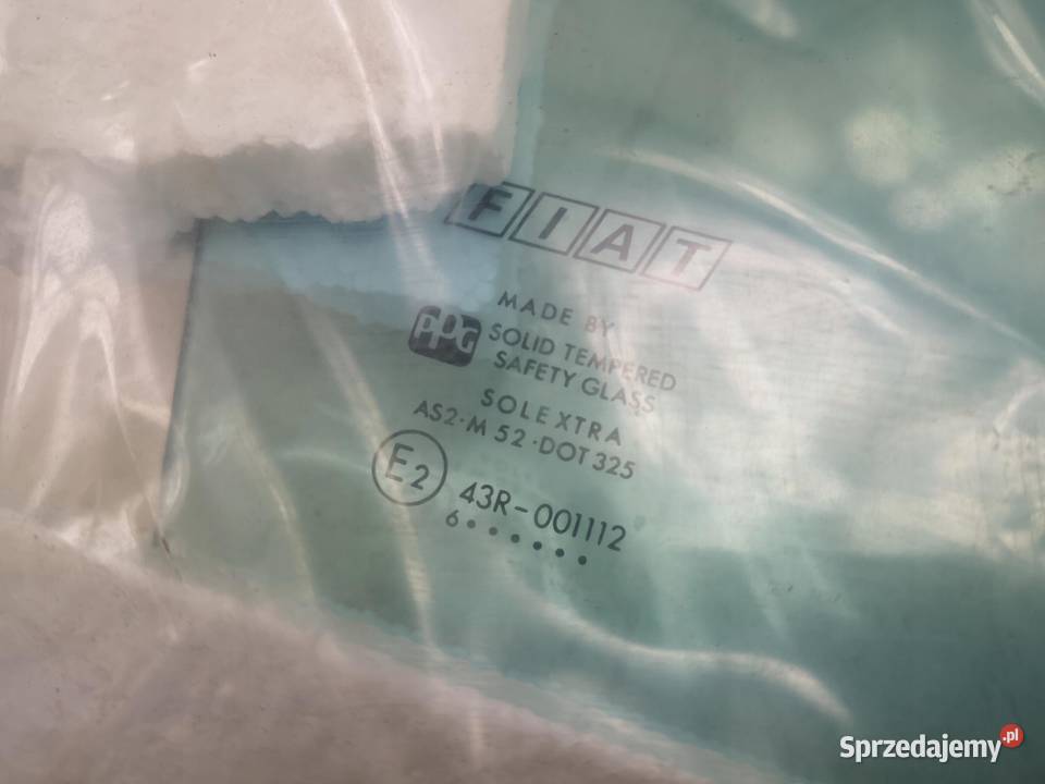 SZYBA DRZWI PRAWY PRZÓD FIAT CROMA 19901996 NOWA Drzwi lubelskie