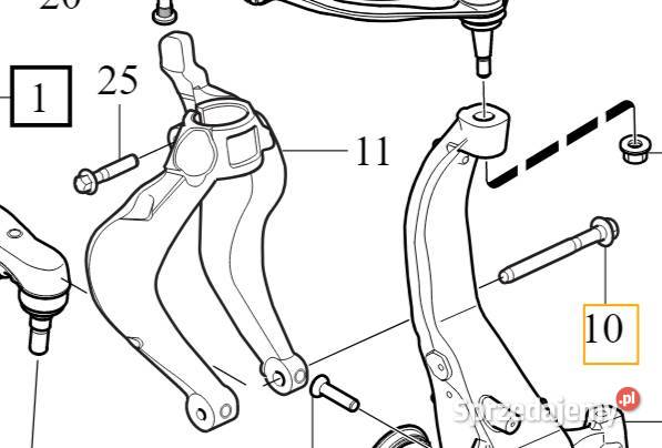 VOLVO S60 V60 XC60 S90 V90 XC90 II dolna sruba Bielany Wrocławskie