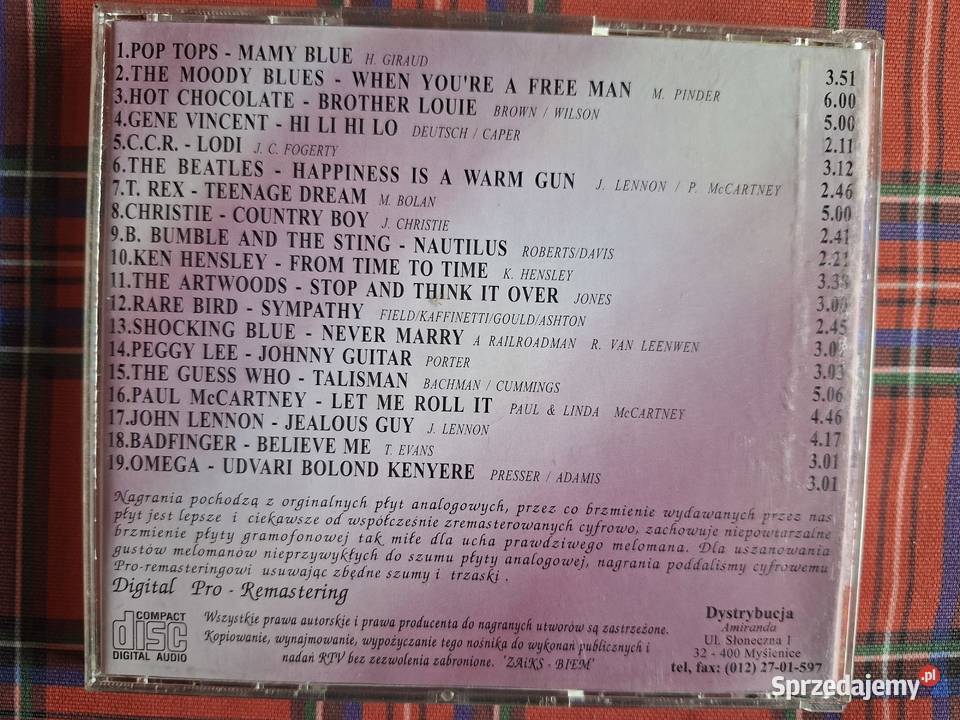 19 Golden Rock Ballads 10CD małopolskie Kraków sprzedam