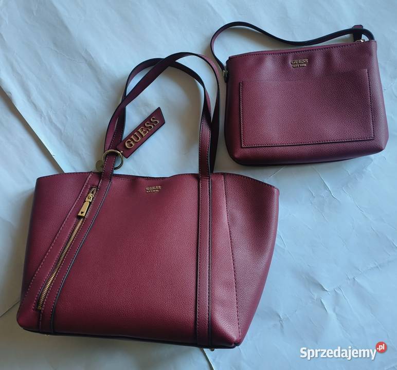 Guess shopper nowa torba zestaw dwóch Myślenice sprzedam