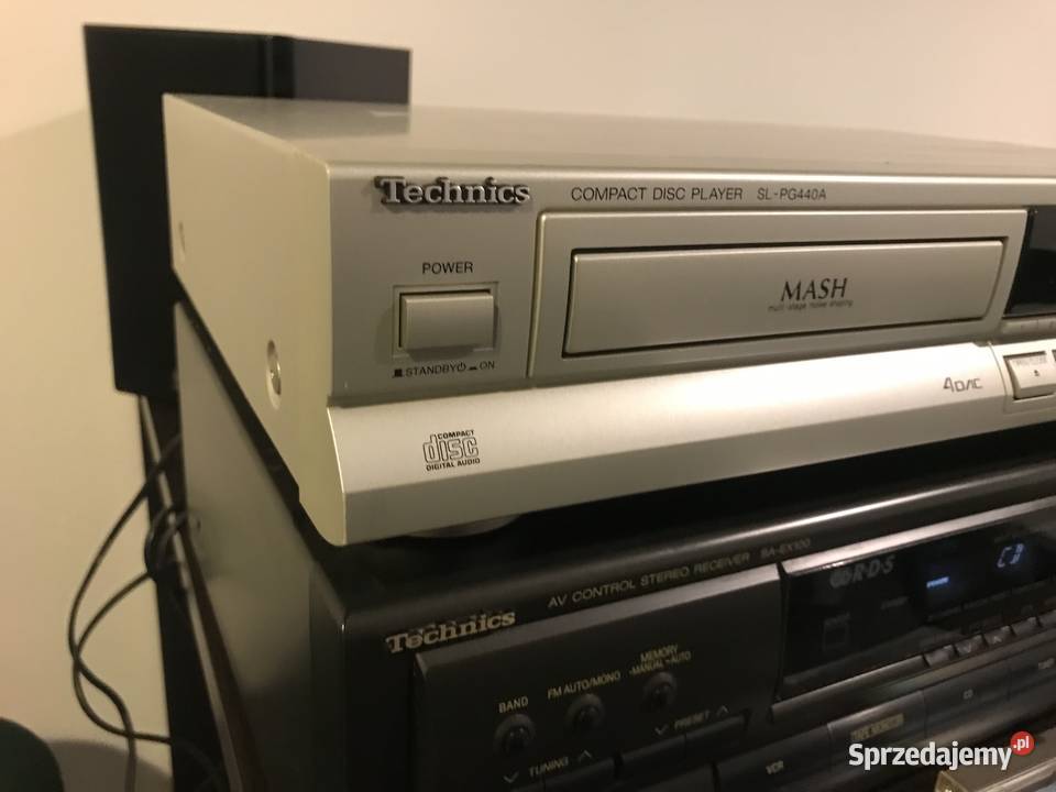 technics slpg440a odtwarzacz cd Srebrny Odtwarzacze CD i MD