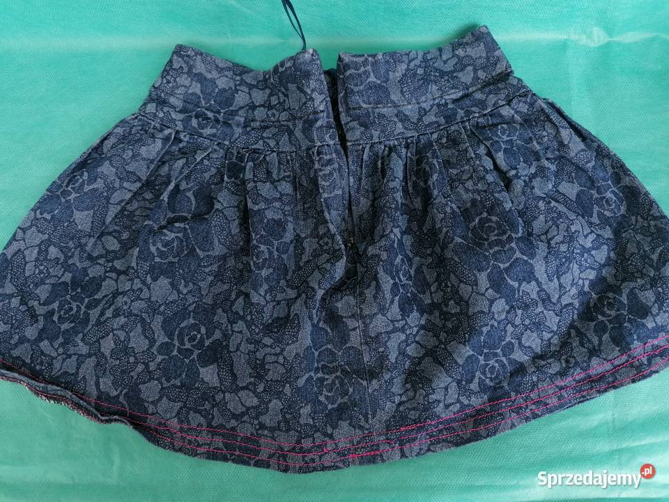 Spódniczka jeansowa z karczkiem rozmiar 110 Łódź