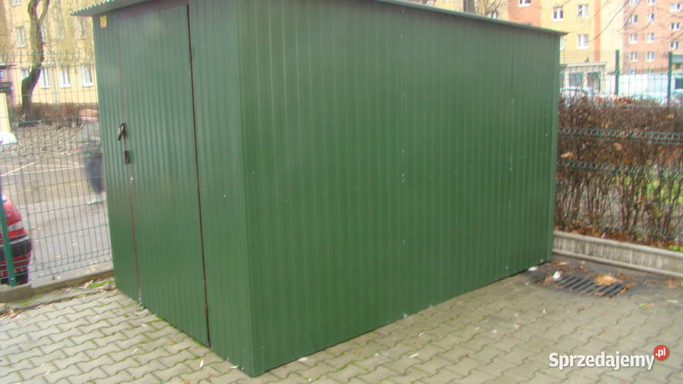 Garaż Blaszany Schowek ogrodowy Magazyn Domowy Nieszawa
