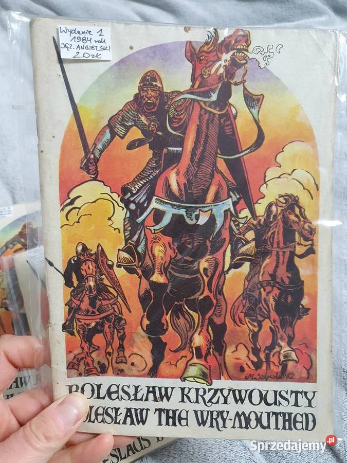 Bolesław Krzywousty 3 komiksy różne wersje historyczne i wojenne pomorskie