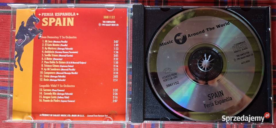 Music Around the World Spain Feria Espanola CD etno/folk Kraków